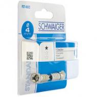 Schwaiger f-stecker 4,0mm 2er set (fst4002531)