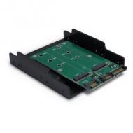 Inter-tech trägerrahmen kt005b pci 3,5" 2xsata -> 2xm.2 sata retail (88885372)