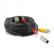 Levelone bnc kabel bnc / m -> bnc / f + adapter 18.0m (cas-5018)