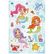 Herma sticker magic little mermaid transpuffy (15509)