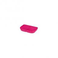 Herlitz brotdose pink 23x15.5x4cm 2tlg. push-verschluss (11415296)