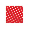 Motivservietten "Dots", rot