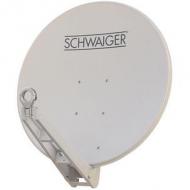 Schwaiger sat spiegel 85cm, alu, premium, vormontiert hellg (spi085pw011)