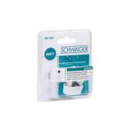 Schwaiger koax-set winkelstecker, buchse, schraubbar wei (wst1020532)
