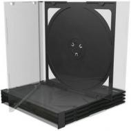 Mediarange cd-leerhülle für 2 dics 10.4mm schwarzes tray (box23)