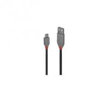 Lindy usb 2.0 kabel typ a / micro-b anthra line m / m 1m (36732)