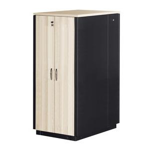 19" Netzwerkschrank SOUNDproof, 32 HE, ahorn DN-19 32U-SO-M