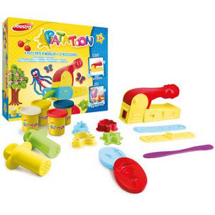 Spielknete-Set mit Knetwerkpresse & Zubehör J47304