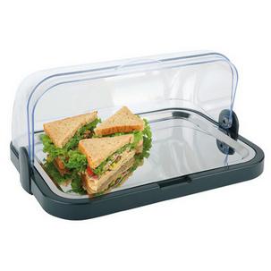 Buffet-Vitrine, schwarz 9104