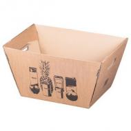 Einkaufskorb aus Wellpappe
