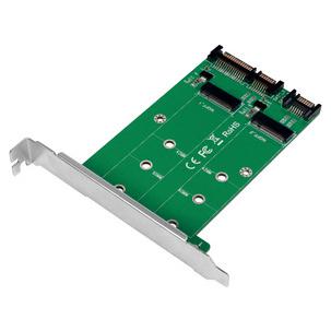 2x SATA - 2x M.2 SATA SSD Schnittstellenkarte  PC0086