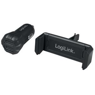 USB-KFZ-Ladegerät & Smartphone-Halter PA0203