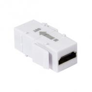 Keystone Modular Verbinder HDMI mit Repeater, weiß