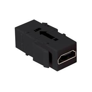 Keystone Modular Verbinder HDMI mit Repeater, schwarz NK0033