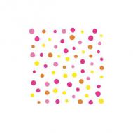 Motivservietten "Colorful Dots", pink