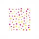 Motivservietten "Colorful Dots", grün 88346