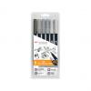 Doppelfasermaler "DUAL BRUSH PEN ABT", 6er-Set Gray Colors