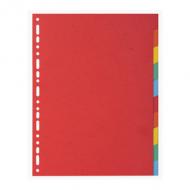 Blanko Karton-Register, 10-teilig