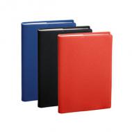 QUO VADIS Agenda scolaire "EU 09 / 09", 2025 / 2026, noir -------------------- Pour le Marché: F --------------------sans répertoire, 210 x 297 mm, 1 semaine sur 2 pages, de aot  aot, 13 mois, couverture plastique grainé, reliure cousue, papier blanc, impression gris et bleu (030034Q)
