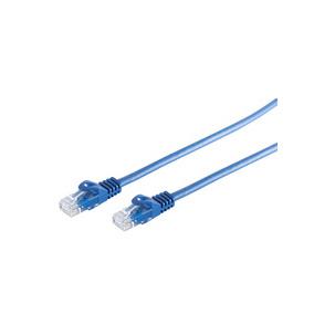 Symbolbild: Patchkabel Kat. 6A mit Kat. 7 Rohkabel, U/UTP - blau BS08-35021