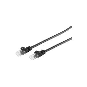 Symbolbild: Patchkabel Kat. 6A mit Kat. 7 Rohkabel, U/UTP - schwarz BS08-35045