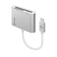 Alogic card reader usb-c sd, micro sd, compact flash  silber (vplucmcr)