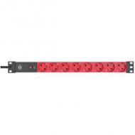 Brennenstuhl steckdosenleiste alu-line 48.3cm  8x 2m rot (1390007118)