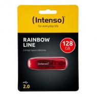 Usb-stick 128gb intenso 2.0 rainbow line (3502491)