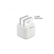 Delock usb type-c 3.2 dockingstation für 2 x 2.5" sata hdd  /  ssd mit klon funktion (63084)