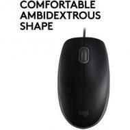 Logitech usb mouse b110 black (910-005508)