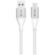 Alogic usb 2.0 datenkabel typ c -a m / m 3a 480 mbps 0,3m, sil (ulca2030-slv)