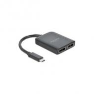 Delock usb type-c splitter (dp alt mode) zu 2 x displayport mst  /  vxp (87754)