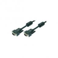 Logilink vga cable 2x st black 2x ferrit core 3m (cv0002)