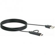 Schwaiger usb-kabel 3.1 st. c->2.0 micro b     1,00m schwarz (ck3112533)