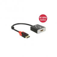 Delock aktiver displayport 1.4 zu hdmi adapter 4k 60 hz (hdr) (65207)