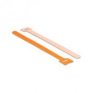 Delock kabelbinder klettverschluss 200mm 10stk orange (18696)