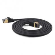 Wantec patchkabel sstp cat7 ste. cat6a d=4mm  1,00m  schwarz (7201)