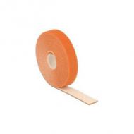 Delock kabelbinder klettverschluss 5000x20mm 1x rol orange (18747)