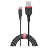 Lindy 1m verstärktes usb typ a an c ladekabel (36876)