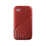 Wd 2tb my passport ssd usb-c, rot (wdbagf0020brd-wesn)