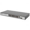 19" Fast Ethernet PoE Switch, 24 Port, Unmanaged, 2 Uplinks