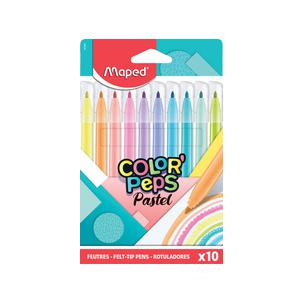 Fasermaler COLORPEPS Pastel, 10er Kartonetui 845469