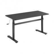 Sitz-/Steh-Schreibtisch, schwarz