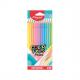 Dreikant-Buntstift COLORPEPS PASTEL, 12 Farben 832069