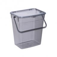 Waschmittelbehälter, grau-transparent