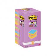 Symbolbild: Haftnotizen Super Sticky Notes - Color Tower (76 x 76 mm)