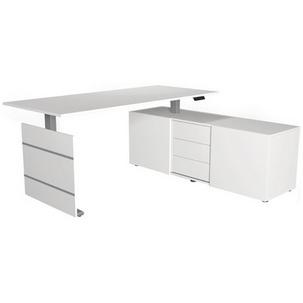 Komplett-Arbeitsplatz "Move 3", weiß  10236010