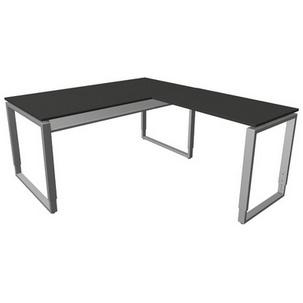 Symbolbild: Schreibtisch ARCHITEKT mit Anbauelement, anthrazit 11494213