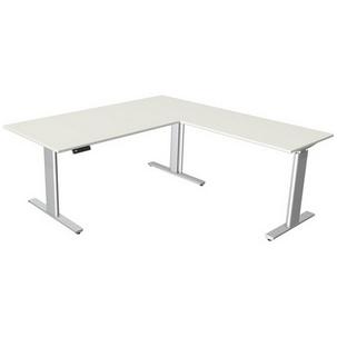 Symbolbild: Sitz-/Steh-Schreibtisch "Move 3" mit Anbauelement, weiß 10235510