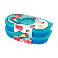 Snackbox KIDS CONCEPT, 2er Set, blau